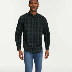 *Joe Fresh Green Plaid Button Down